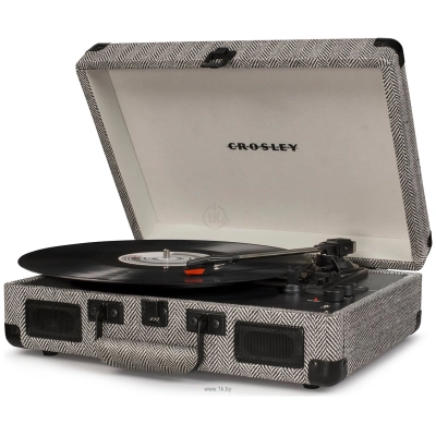 Crosley Cruiser Deluxe CR8005D (seryiy s pletenyim uzorom)