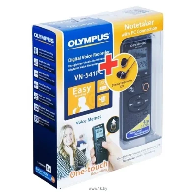 Olympus VN-541PC + naushniki E39