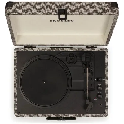 Crosley Cruiser Deluxe CR8005D (seryiy s pletenyim uzorom)
